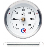 Термометр биметаллический БТ-30.010 (общетехнический с пружиной)